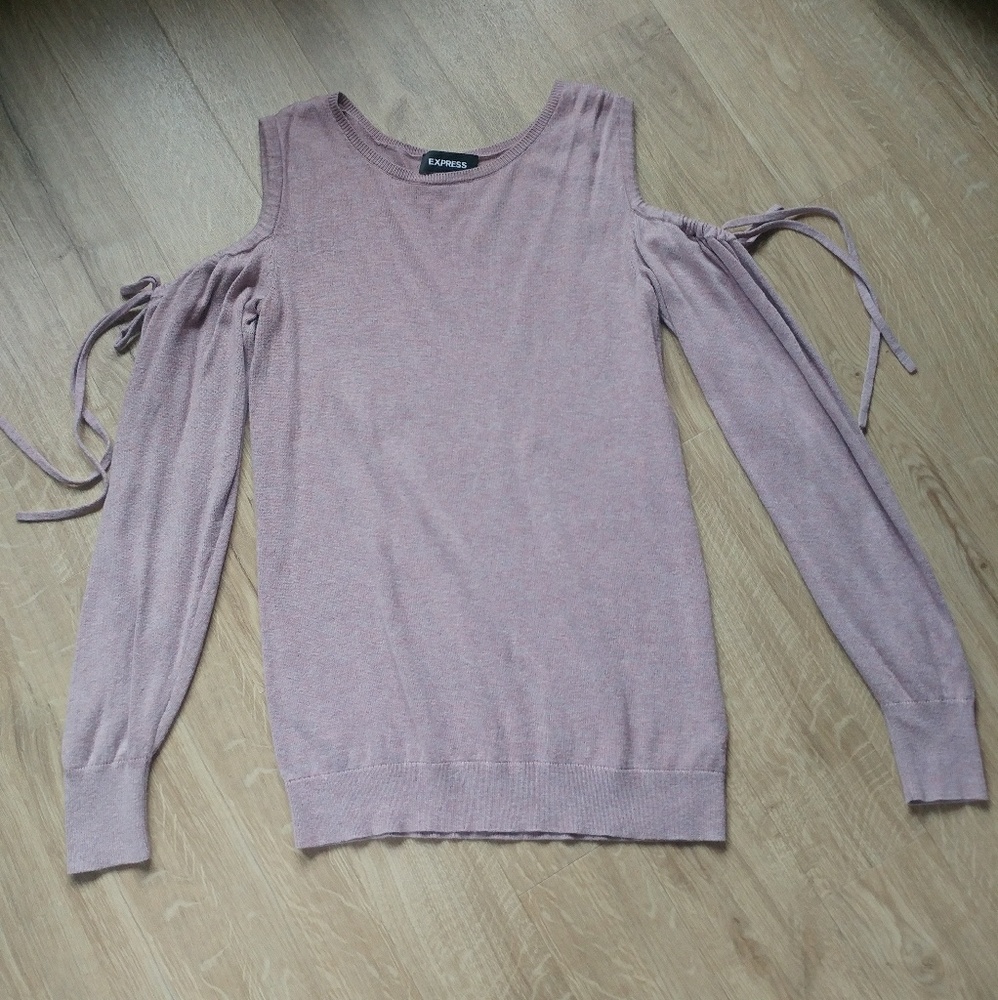 Express Cold Shoulder Sweater